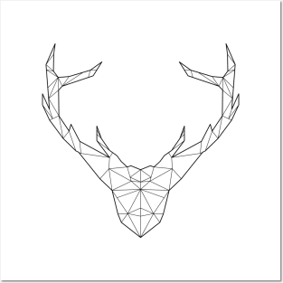 Geometry Stag Posters and Art